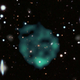 Algunos de los círculos observados brillan con luz visible.